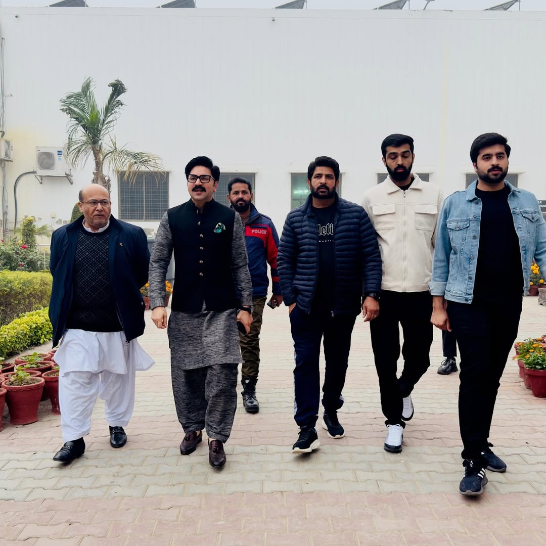 Members walking together along the club grounds at Vehari Gymkhana